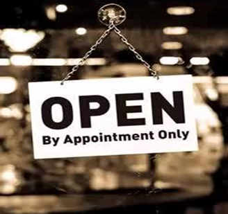 Open by appointment only