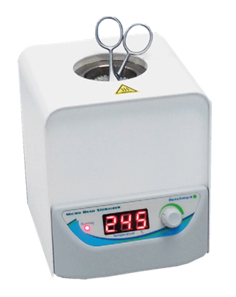 Glass bead sterilizer for small instruments